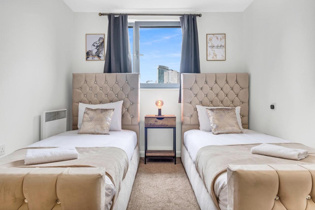 Stylish 4Th Floor 2 Bedroom En Suite City Centre Apartment With Parking By Azura Nights 伯明翰 外观 照片